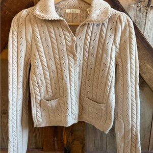Dôen posey cardigan in cream size XS